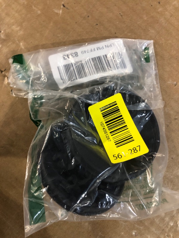 Photo 1 of (2 Pack) Exact Replacement for InSinkErator STP-PL/STPPL Black Rubber Sink Stopper for Garbage Disposal – Compatible with Standard 3-1/2" Drains from Kohler, Waste King, Whirlpool, and More