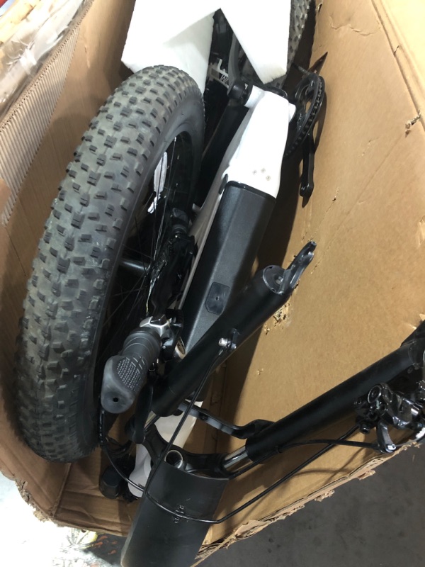 Photo 1 of ***PARTS ONLY , MISSING HARDWARE AND KEYS UNABLE TO TEST IF FUNCTIONAL**SCREEN TURNS ON**
 VIVI ACE07 ELECTRIC BIKE FOR ADULTS, 26" X 4.0 FAT TIRE EBIKE, 1500W PEAK MOTOR ELECTRIC BIKE, 25MPH EBIKES FOR ADULTS WITH 48V 720WH REMOVABLE BATTERY, 7 SPEED, SG