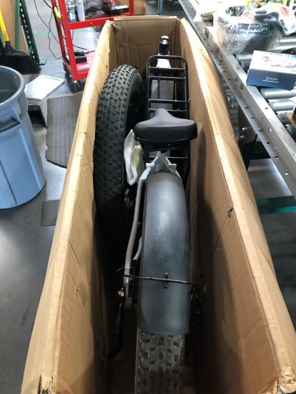 Photo 1 of ***PARTS ONLY , MISSING HARDWARE AND KEYS UNABLE TO TEST IF FUNCTIONAL**SCREEN TURNS ON**
 VIVI ACE07 ELECTRIC BIKE FOR ADULTS, 26" X 4.0 FAT TIRE EBIKE, 1500W PEAK MOTOR ELECTRIC BIKE, 25MPH EBIKES FOR ADULTS WITH 48V 720WH REMOVABLE BATTERY, 7 SPEED, SG