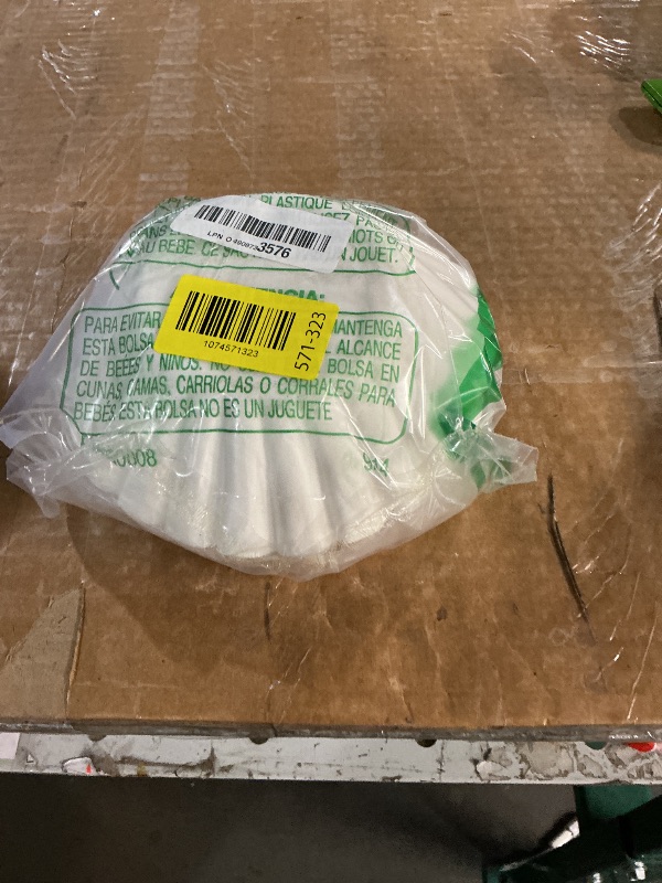 Photo 1 of ***MISSING PARTS***
Amazon Basics Basket Coffee Filters for 8-12 Cup Coffee Makers, White, 200 Count
