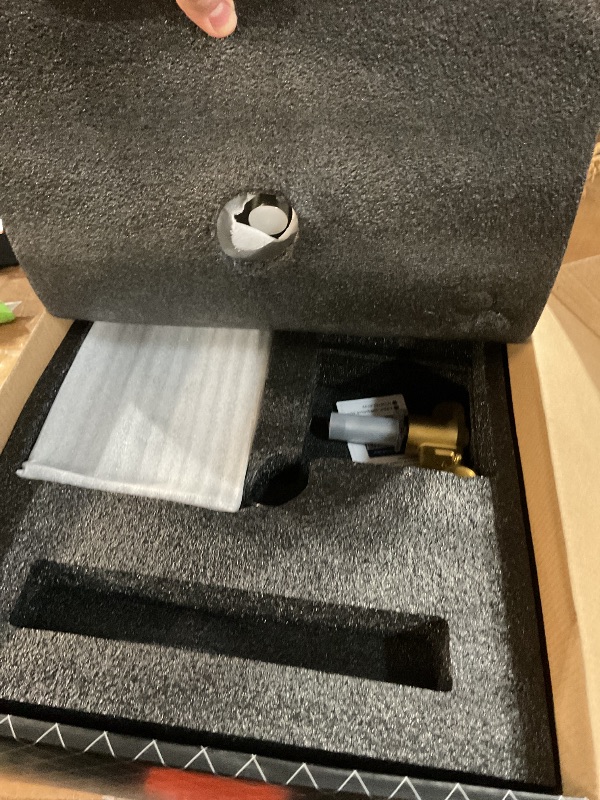 Photo 1 of ***MISSING PARTS***
Kurpot Shower System, 10'' High Pressure Brushed Nickel Shower Head with Handheld Spray Combo, Included 59'' Shower Hose, Shower Trim Kit and 2-IN-1 Diverter, Bathroom Shower Faucet Set with Valve