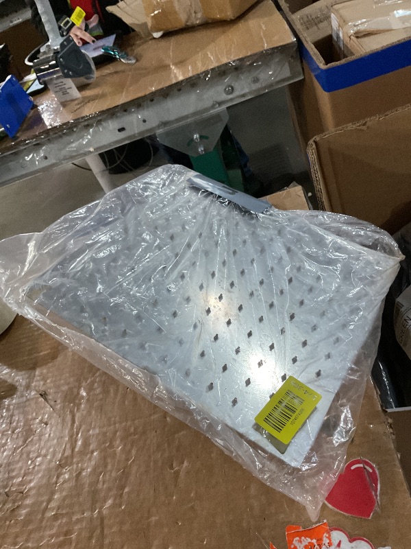 Photo 1 of **USED**
NearMoon Rain Shower Head with 11’’ Adjustable Extension Arm, Large Stainless Steel High Flow Rainfall Square Head, Bath Shower Waterfall Full Body Coverage (12 Inch, Chrome)