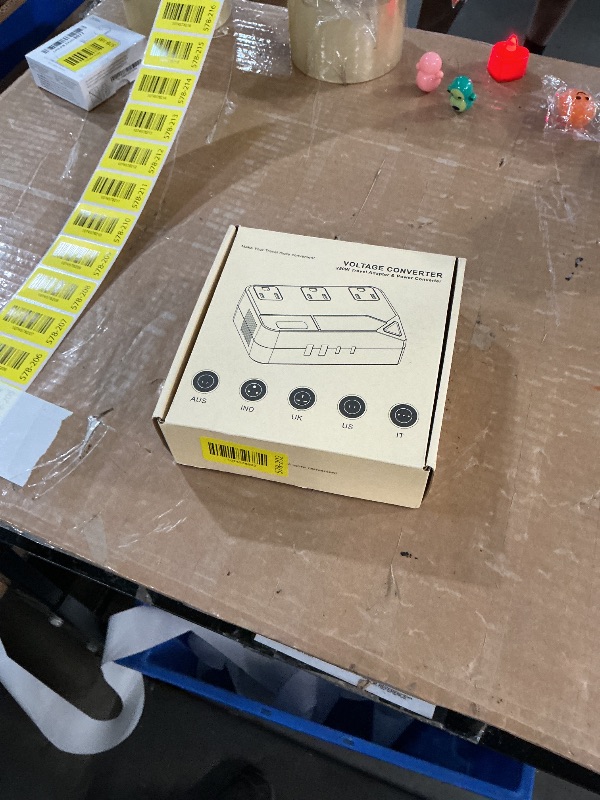 Photo 1 of ***MISSING PARTS***
Travel Voltage Converter Step Down, 250W International Power Adapter for Hair Straightener/Curling Iron, Including UK/US/EU/AU/IT/India Universal Plug Adapter (Off-White)