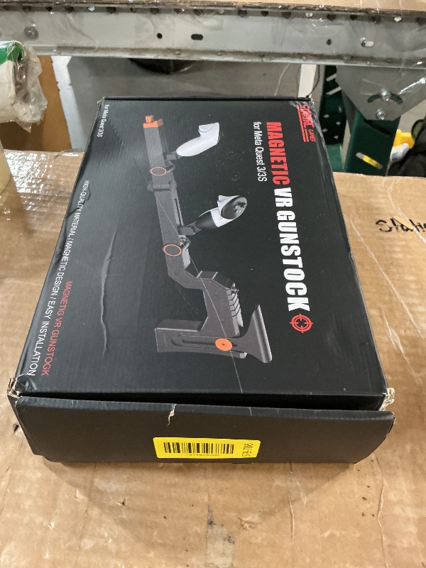 Photo 1 of [Ambidextrous Design] VR Gun Stock for Meta Quest 3/Oculus Quest 3S | Side-Loading Magnetic Design | Faster Mag Changes | Precision Angle Adjustment | Adjustable Cheek Rest & Strap | Lightweight for Enhanced FPS Gameplay