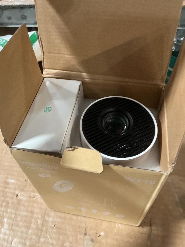 Photo 1 of [Built-in Apps & 2026 Upgraded] Mini Projector with WiFi 6 and Bluetooth 5.4 Support 4K 1080P Auto Keystone 180° Rotatable Projector Portable