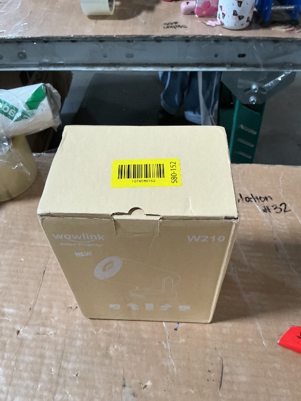 Photo 1 of [Built-in Apps & 2026 Upgraded] Mini Projector with WiFi 6 and Bluetooth 5.4 Support 4K 1080P Auto Keystone 180° Rotatable Projector Portable