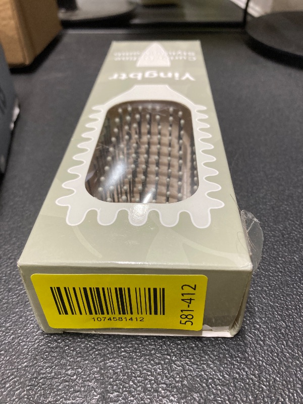 Photo 1 of *USED* Curl Defining Brush for Curly Hair, Vented Detangling Hair Brush for Wet and Dry Styling, Curved Brush for Shaping and Smoothing Curl Clumps, Lightweight Hair Brush ?Beige?