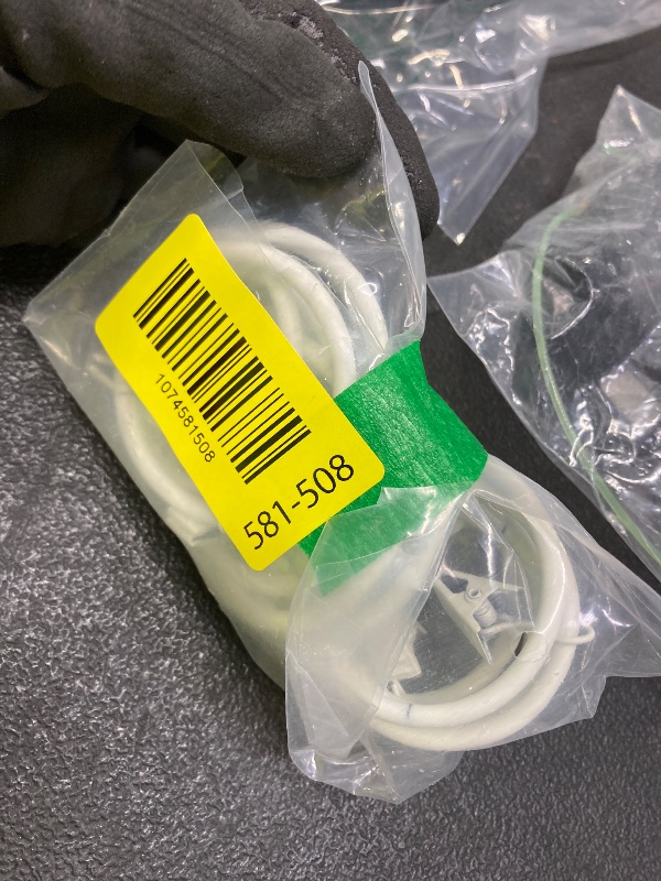 Photo 1 of *Used* Ivilon Drapery Curtain Clip Rings - Set of 14 Decorative Drapery Rings Curtain Clip Rings with Strong Clips 2" Diameter - Color Ivory