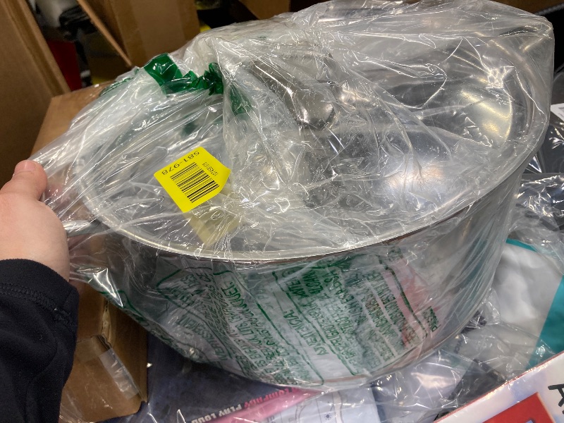Photo 1 of ***USED*** All-Clad Copper Core 5-Ply Stainless Steel Stockpot 8 Quart Induction Oven Broiler Safe 600F Pots and Pans, Cookware Silver ***SOME SCUFFDS/SCRATCHES, CLEANING NEEDED-SELLING AS IS***