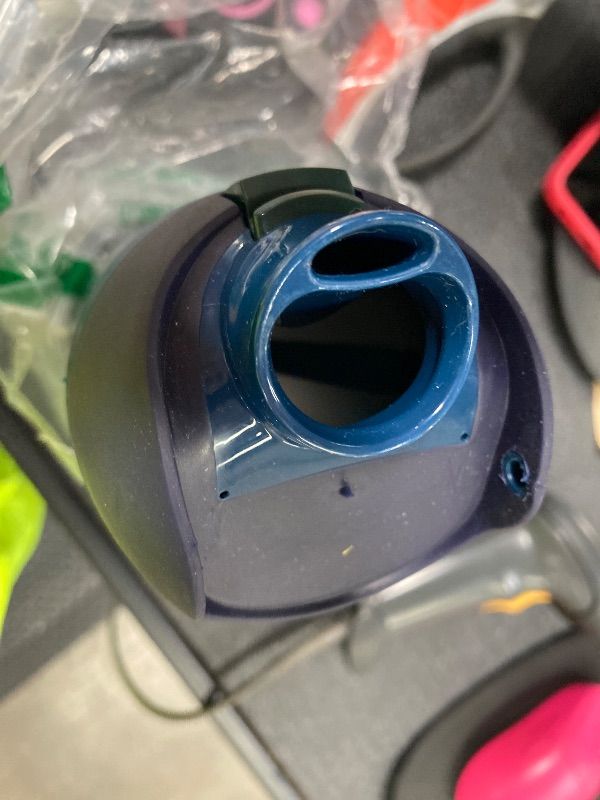 View 2 of ***DAMAGED LID***Owala FreeSip Insulated Stainless Steel Water Bottle with Straw, BPA-Free Sports Water Bottle, Great for Travel, 24 Oz, Lost Signal***DAMAGED LID***