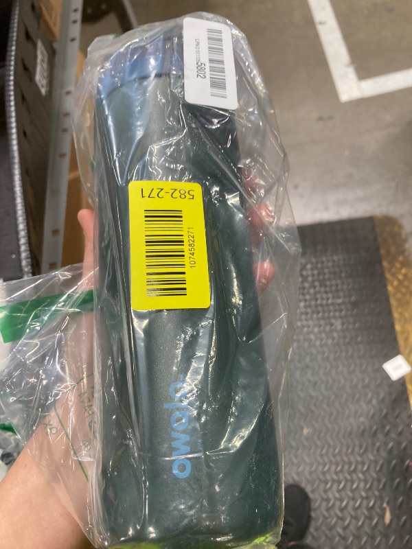 View 3 of ***DAMAGED LID***Owala FreeSip Insulated Stainless Steel Water Bottle with Straw, BPA-Free Sports Water Bottle, Great for Travel, 24 Oz, Lost Signal***DAMAGED LID***