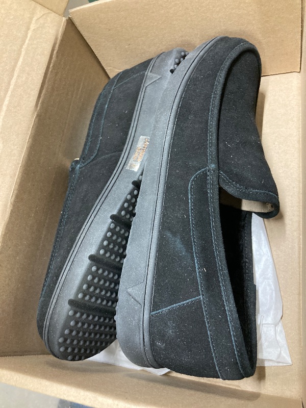Photo 1 of *Dirty* Vionic Men's Gustavo Slipper Black Suede 11 M