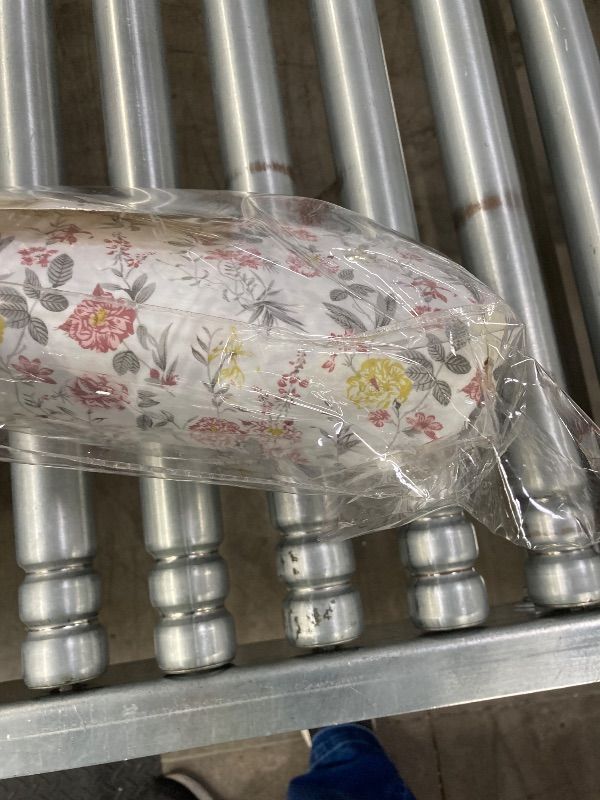 Photo 1 of ***MISSING PIECES -SELLING AS IS *** Viviland Floral Queen Sheet  -ONE Piece Vintage Pink & Yellow Flower Patterned Bed Flat Sheet - Soft, Breathable Microfiber Sheets