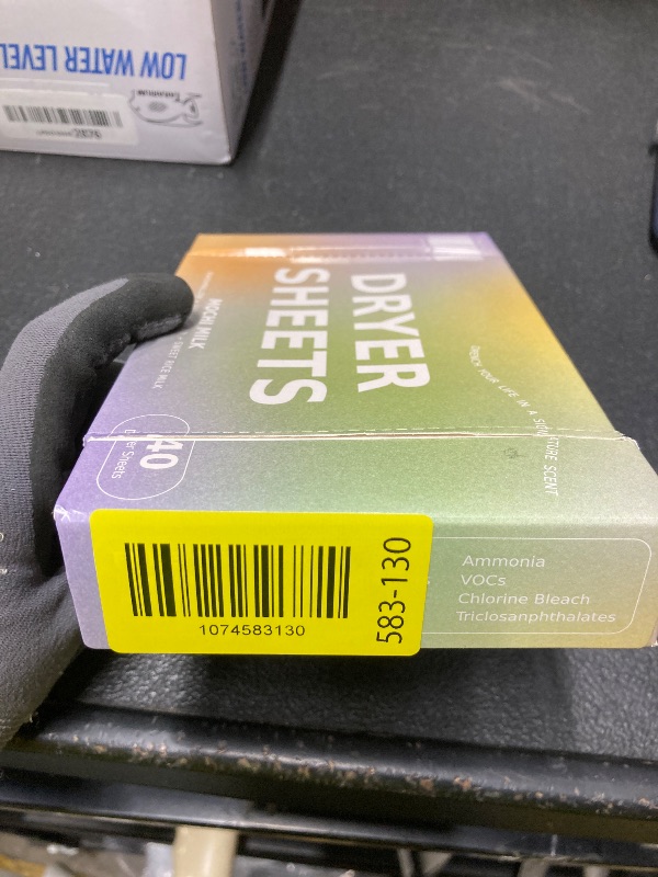 Photo 1 of *Open/May be missing sheets* DedCool Dryer Sheets in Mochi Milk | 40 Count | Non-Toxic, Vegan Fabric Softener Sheets | Peach, Marshmallow & Sweet Rice Milk Scent | Softens & Freshens