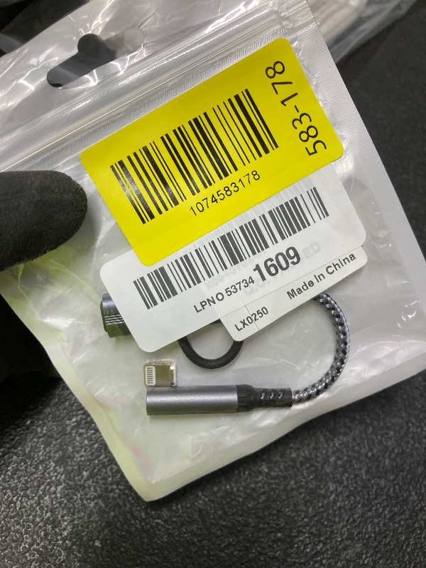 Photo 1 of *Damaged* USB C Lightning to 3.5mm Audio Adapter(2in1) for iPhone 16 15 14 13 Pro Max AUX Headphone Jack Cable for Apple Dongle Car Microphone Female Connector Compatible for Samsung Adaptor Headset Adaptador