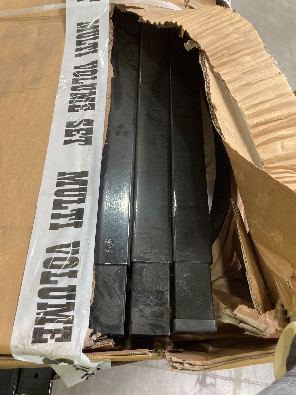 Photo 1 of *Boxes together on pallet (8 boxes) *Scratches* Arrow Carports Galvanized Steel Carport, with 1-Sided Enclosure, Compact Car Metal Carport Kit, 20' x 20' x 9', Charcoal