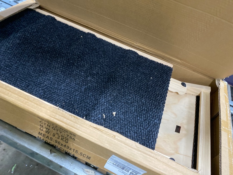 Photo 1 of ???? ???????? Dog Ramp for Bed, 64" Long Foldable Pet Ramp for Small Large Dogs, Dog Ramps for High Beds Car, High Traction with Platform 6 Adjustable Heights 24" to 30" Up to 220LBS Black