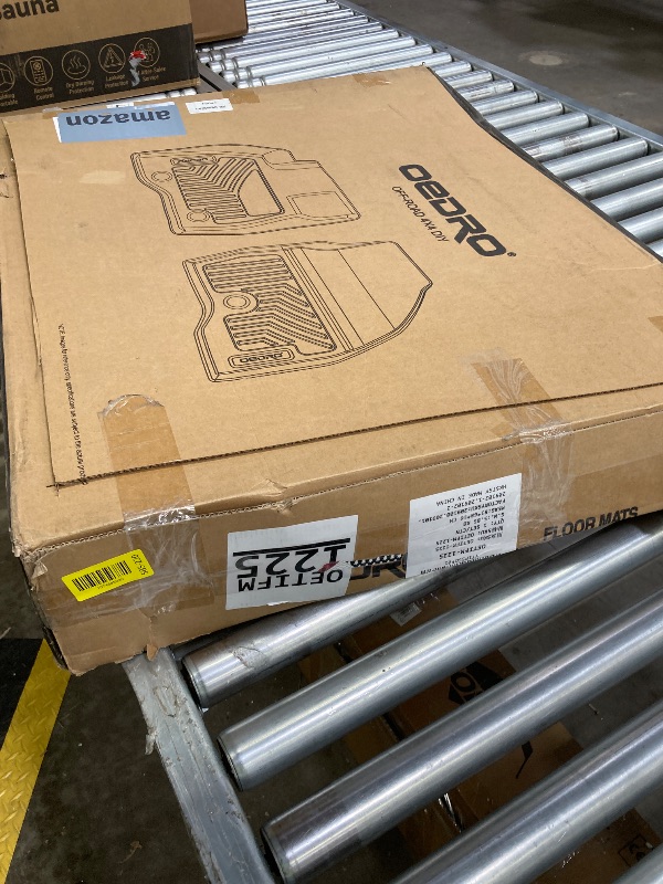 Photo 1 of ***MISSING FRONT MATS -SELLING AS IS *** OEDRO Floor Mats Fit for 2019-2025 2026 Ram 2500/3500 Crew Cab with 1st Row Bucket or Bench Seats, Custom Fit TPE All Weather Car Mats Includes 1st and 2nd Row