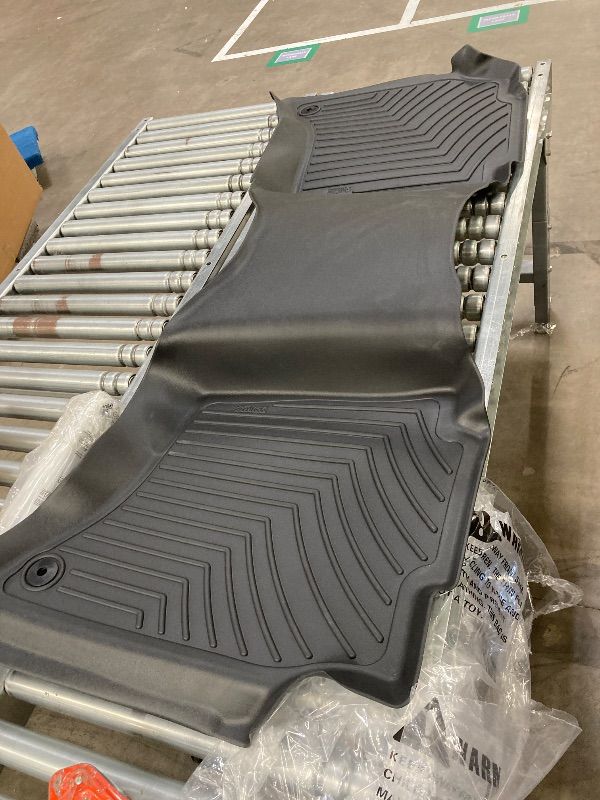Photo 1 of ***MISSING FRONT MATS -SELLING AS IS *** OEDRO Floor Mats Fit for 2019-2025 2026 Ram 2500/3500 Crew Cab with 1st Row Bucket or Bench Seats, Custom Fit TPE All Weather Car Mats Includes 1st and 2nd Row