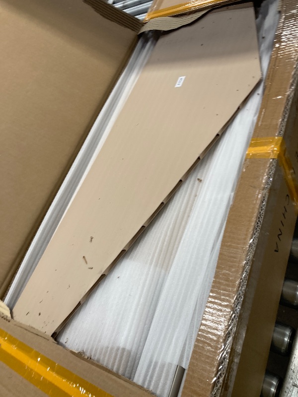 Photo 1 of ***MISSING PIECES -SELLING AS PARTS ONLY***DWVO 6x4.4 FT Outdoor Storage Shed, Plastic Garden Tool Shed with 2 Windows, Double-Wall Outside Shed for Lawn Mower, Garden Tool for Backyard, Patio, Lockable, Beige