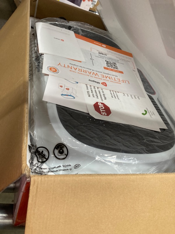 Photo 1 of **PARTS ONLY****Lifepro Waver Vibration Plate Exercise Machine – High-Intensity Vibration Plate for Lymphatic Drainage – Full-Body Workout Vibrating Platform with Loop Bands – Fitness Equipment for Strength & Toning