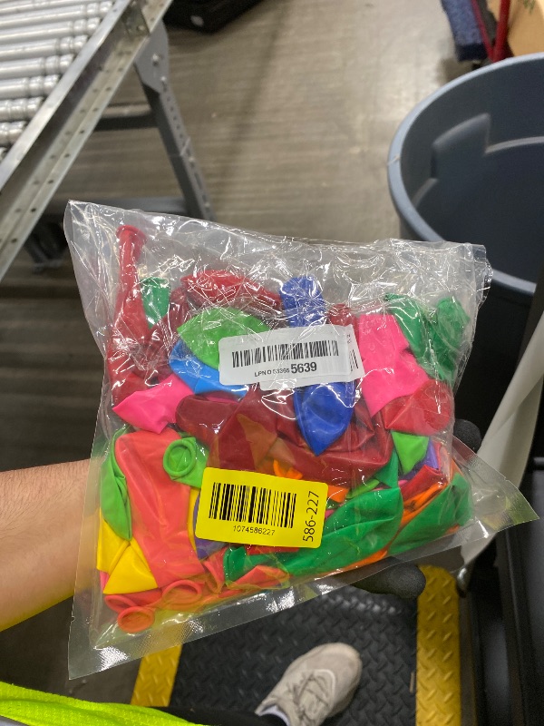 Photo 1 of 100 PCS Balloons, 12 Inch Assorted Colors Balloon & 10 Kinds of Color Balloons, Latex Balloon Bulk for Birthday, Baby Shower, Wedding, Family Party.