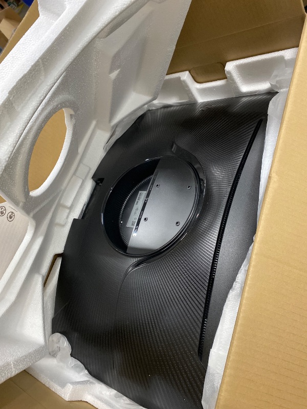 Photo 1 of ***DAMAGED -NON-FUNCTIONAL SELLING AS PARTS ONLY*** SAMSUNG 32" Odyssey G55C Series QHD 1000R Curved Gaming Monitor, 1ms(MPRT), HDR10, 165Hz, AMD Radeon FreeSync, Eye Care, Glare Free, Sharp Resolution LS32CG550ENXZA