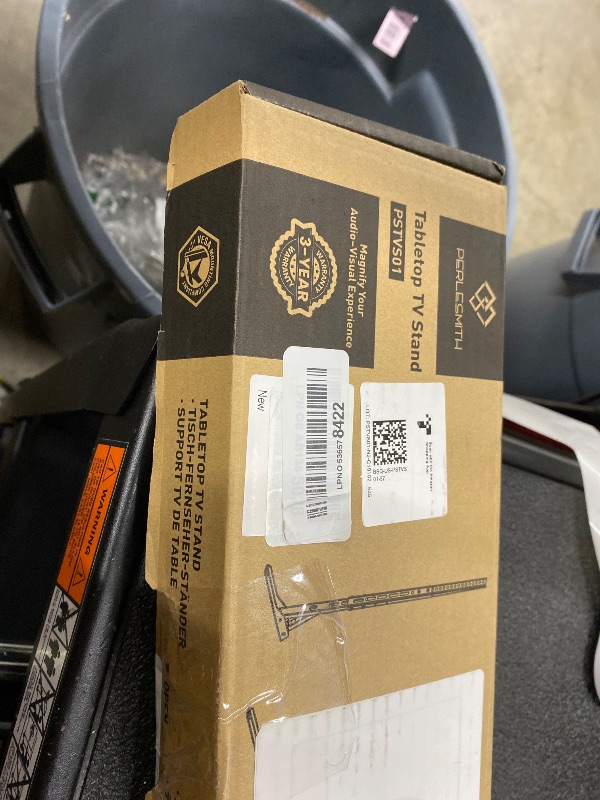 Photo 1 of ***PHOTO AND DESCRIPTION FOR REFERENCE ONLY***PERLESMITH Universal TV Stand Mount for 20-75 Inch TVs, Height Adjustable Table Top TV Stand, Great Load-Bearing Replacement TV Legs with Steel Holds up to 110lbs, Max VESA 800 x 600mm PSTVS01