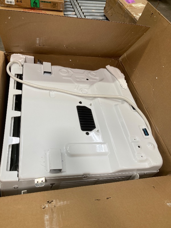 View 2 of **PARTS ONLY***GE 8,000 BTU Smart Window Air Conditioner with Heat Pump and Inverter for Rooms up to 350 sq ft, Compact AC Window Unit with Heat, WiFi, Alexa/Google, Eco Mode, Remote, Easy Install Kit