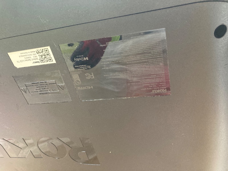 Photo 1 of **No returns or refunds accepted.**Roku Smart TV – 55-Inch Select Series, 4K HDR TV – Roku TV with Enhanced Voice Remote – Flat Screen LED Television with Wi-Fi for Streaming Live Local News, Sports, Family Entertainment