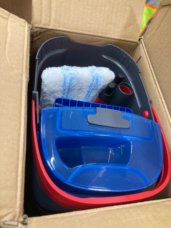 Photo 1 of **MISSING PARTS**O-Cedar H2prO Flat Mop System | Quick Everyday Cleaning | Dual-Tank Fresh Water System | Machine Washable Reusable Microfiber Mop Pad | Safe on Hardwood, Tile & Vinyl Floors