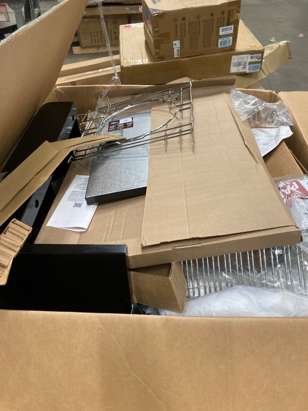 Photo 1 of ***DAMAGE -MISSING PIECES SELLING AS PARTS ONLY *** -Weber Genesis E-435 Liquid Propane Gas Grill for Outdoor Cooking, 4 Burners and 1 Side Burner, Black – Porcelain-Enameled Cast-Iron Grates, PureBlu Burners & Sear Zone