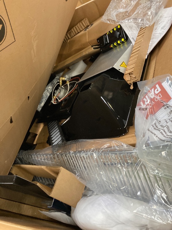 Photo 1 of ***DAMAGE -MISSING PIECES SELLING AS PARTS ONLY *** -Weber Genesis E-435 Liquid Propane Gas Grill for Outdoor Cooking, 4 Burners and 1 Side Burner, Black – Porcelain-Enameled Cast-Iron Grates, PureBlu Burners & Sear Zone