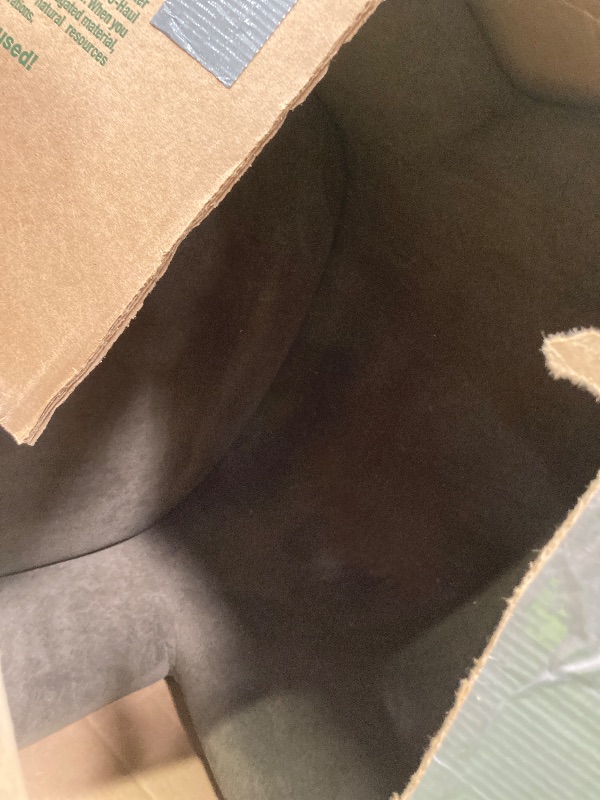 Photo 1 of ***MISSING LEGS -SELLING AS IS *** Christopher Knight Home Auden Wingback Accent Chair, Fabric Club Chair, Velvet Upholstered Armchair, Curved Backrest Single Sofa, Soft Cushion Seating, Reading Lounge Chair for Living Room, Brown ***BOX RIPPED/TORN***