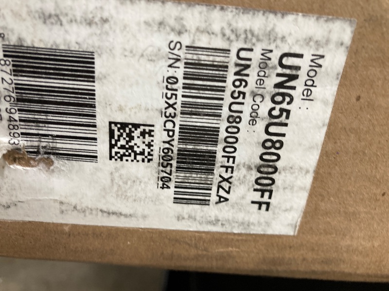 Photo 1 of ***NO RETURN/NO REFUND***
Samsung 65-Inch Class Crystal UHD U8000F 4K Smart TV (2025 Model) Endless Free Content, Processor, MetalStream Design, Knox Security, Alexa Built-in