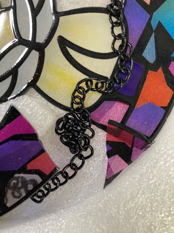 Photo 1 of *********broken needs to be repair**** Leotrag Stained Glass Angel Dog Memorial Suncatcher, Memorial Window Hanging Gifts for Loss of Dog | Sympathy Gifts | Passing Away Remembrance Memory Ornaments for Pet Lovers | Pet Bereavement