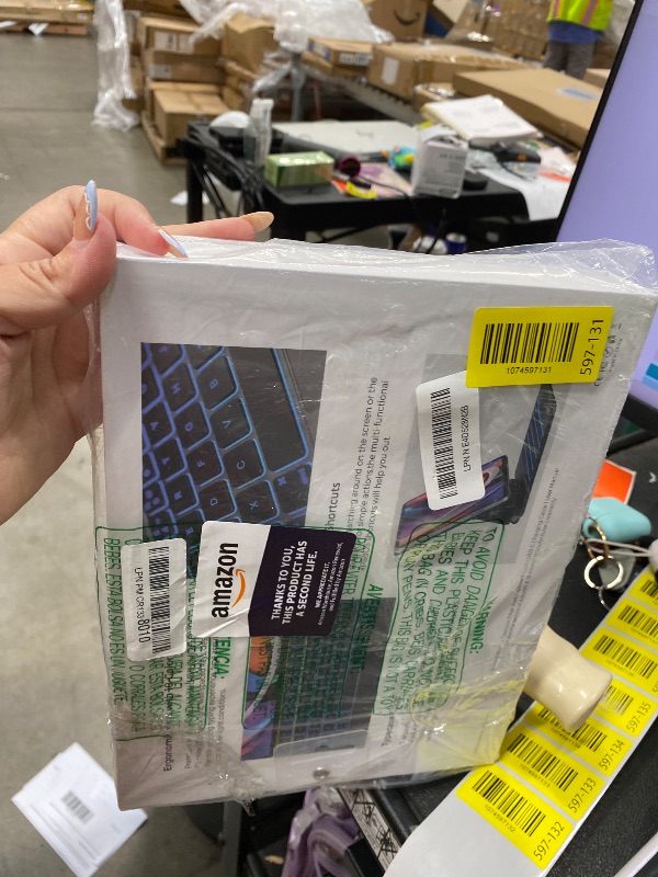 Photo 1 of ***** SEALED BY COMPANY****** typecase Edge Keyboard Case for iPad Air 11-inch(M4/M3/M2, 2026/2025/2024), iPad Pro 11" (4th/3rd/2nd/1st Gen) & iPad Air 10.9" 5/4th Gen, Multi-Touch Trackpad, 11-Color Backlight, Pacific Blue
