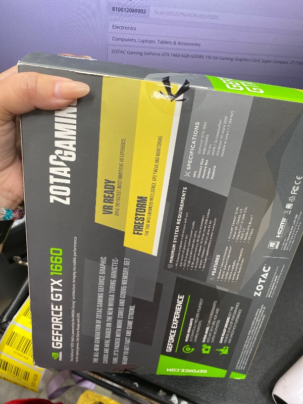 Photo 1 of ****** SEALED BY COMPANY******ZOTAC Gaming GeForce GTX 1660 6GB GDDR5 192-bit Gaming Graphics Card, Super Compact, ZT-T16600K-10M
