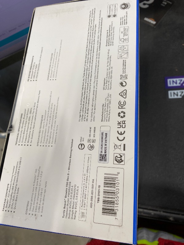Photo 1 of ****** SEALED BY COMPANY******Turtle Beach Stealth 700 Gen 3 Wireless Multiplatform Amplified Gaming Headset for PS5, PS4, PC, Mobile – 60mm Drivers, AI Noise-Cancelling Mic, Bluetooth, 80-Hr Battery, Dual Transmitters – White