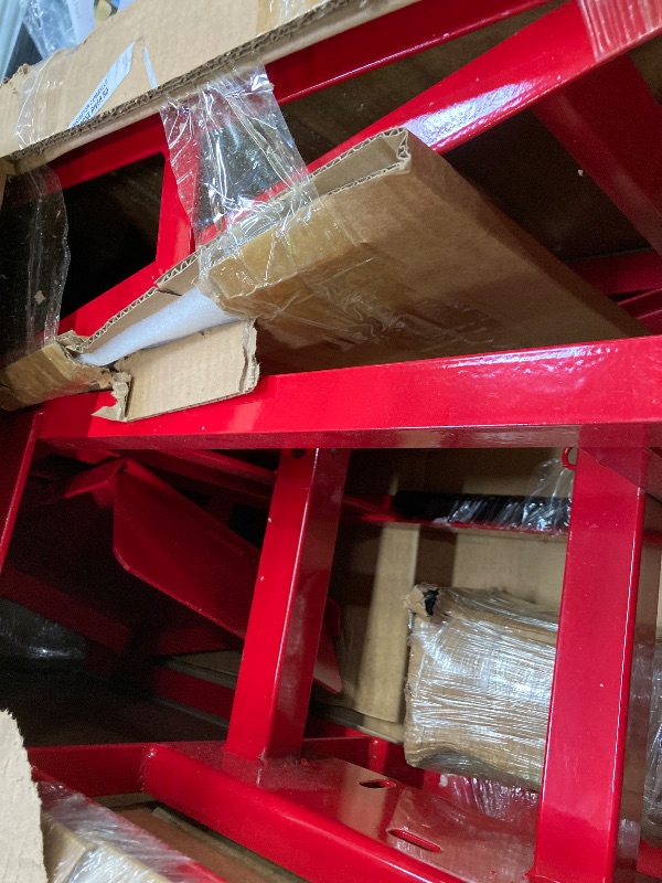 Photo 1 of ***MISSING PIECES -SELLING AS PARTS ONLY*** Garvee 2 Pack Hydraulic Car Ramps 5 T 10000 LBS Low Profile Car Lift Service Ramps Truck Trailer Garage, Height Hydraulic Vehicle Ramps