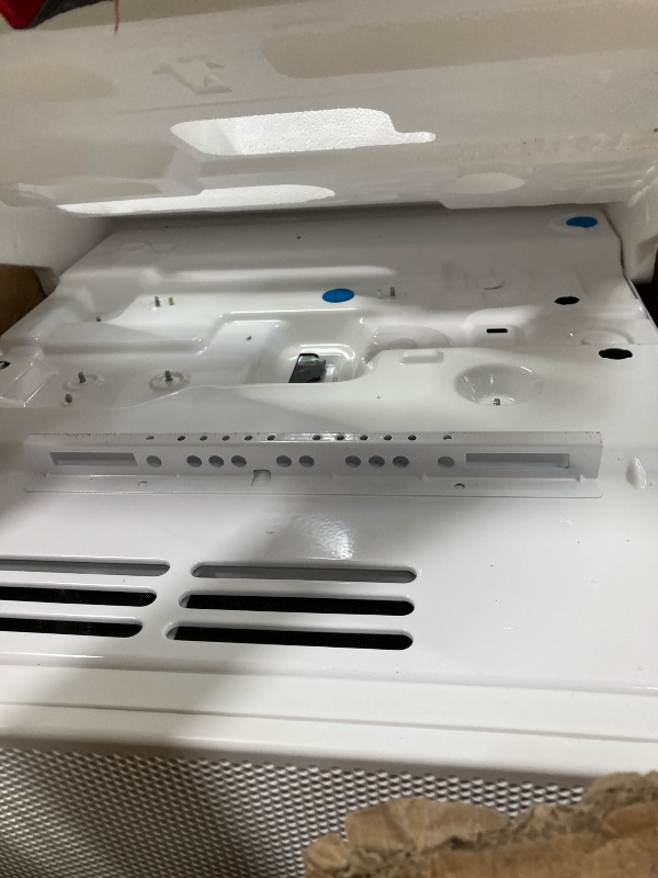 Photo 1 of *** MISSING PARTS Midea 12,000 BTU U-Shaped Smart Inverter Window Air Conditioner–Cools up to 550 Sq. Ft., Ultra Quiet with Open Window Flexibility, Compatible with Alexa/Google Assistant, 35% Energy Savings (Renewed)