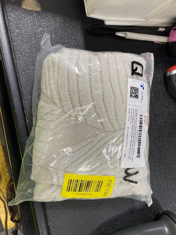 Photo 1 of ***VERY SMALL, PROBABLY ONLY FOR 1 CUSHION***QIANMEW Couch Cover, Washable Stretch Soft Sofa Cushion Cover Anti Slip Furniture Decor Protector for Pets (1PC Armrest Cover,Light Gray)***VERY SMALL, PROBABLY ONLY FOR 1 CUSHION***