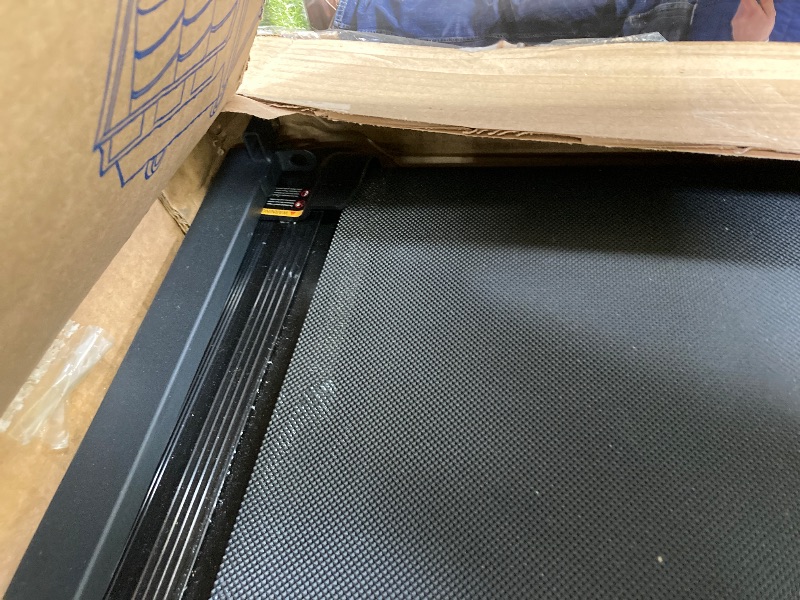 Photo 1 of ***DAMAGED -SELLING AS NON-FUNCTIONAL AS IS *** Walking Pad Treadmill with Handle Bar, Compact Portable Treadmills for Home Small, Electric Walking Pads with Handles, 3.5HP Quiet and LED Display, 400 LBS Capacity