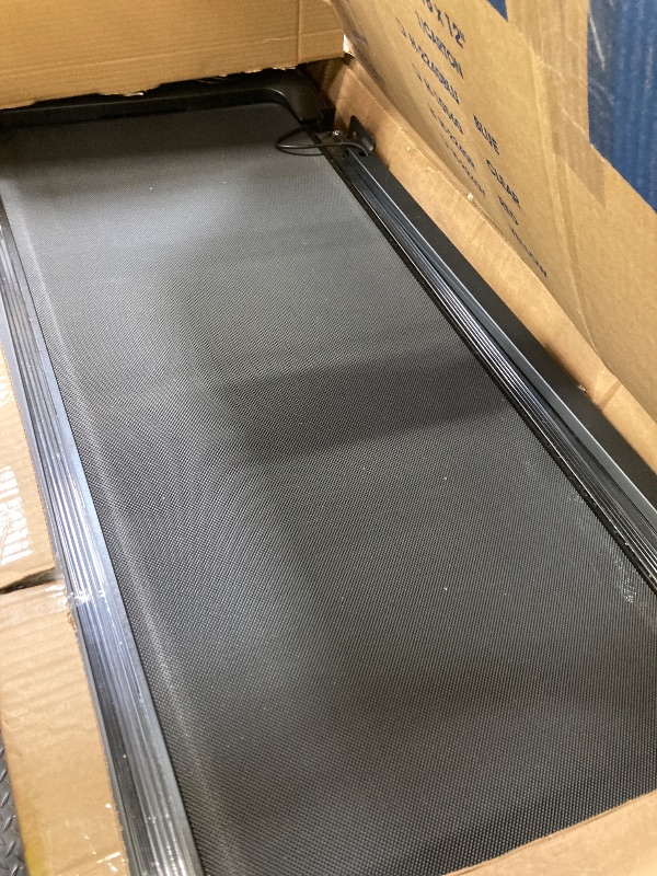 Photo 1 of ***DAMAGED -SELLING AS NON-FUNCTIONAL AS IS *** Walking Pad Treadmill with Handle Bar, Compact Portable Treadmills for Home Small, Electric Walking Pads with Handles, 3.5HP Quiet and LED Display, 400 LBS Capacity