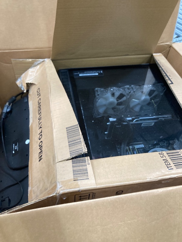 Photo 1 of ****It is used; it is unknown whether any parts are missing, and it is unknown whether it functions 100%**** Gaming PC Computer Desktop, Intel Core i7 up to 3.9G, GeForce RTX 2060 Super 8G, 32G RAM, 1TB SSD, WiFi 6, BT 5.0, RGB Fan x 4, Windows 11 Home