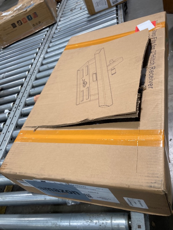 Photo 1 of ***It is used; it is unknown whether any parts are missing, and it is unknown whether it functions 100%.****Just-V Hitch Step for Pickup Truck Trailer Tow Hitch Step Textured Black Non-Slip Strong Steel Rear Bumper Step Hitch with Pin Lock U-Bolts 2" Hitc