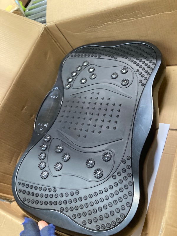 Photo 1 of ***It is used; it is unknown whether any parts are missing, and it is unknown whether it functions 100%.****GLYLF Vibration Plate Exercise Machine, 130 Levels Full Body Workout Vibrating Plate for Lymphatic Drainage Weight Loss, 450 Lbs Capacity Shake Pla
