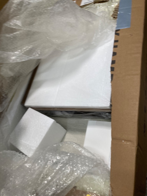 Photo 1 of **It is used; it is unknown whether any parts are missing, and it is unknown whether it functions 100%.****HITNET Bamboo Tilt Out Laundry Hamper, Bathroom Storage Cabinet with It is used; it is unknown whether any parts are missing, and it is unknown whet