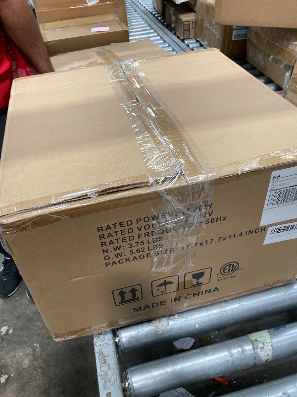 Photo 1 of ***It is used; it is unknown whether any parts are missing, and it is unknown whether it functions 100%.****Patio Heater for Outdoor Use 1500W Electric Infrared Hanging Heater, Ceiling Mounted, Waterproof for Porch, Garage, Balcony, Overheat Protection Bl
