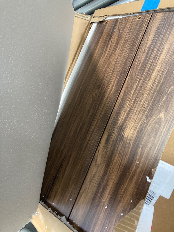 Photo 1 of ***It is used; it is unknown whether any parts are missing, and it is unknown whether it functions 100%.**** Farmhouse Bathroom Wall Cabinet Fluted,Medicine Cabinet Over The Toilet Storage Cabinet with Adjustable Shelf, Wood Wall Mounted Storage Cabinet O